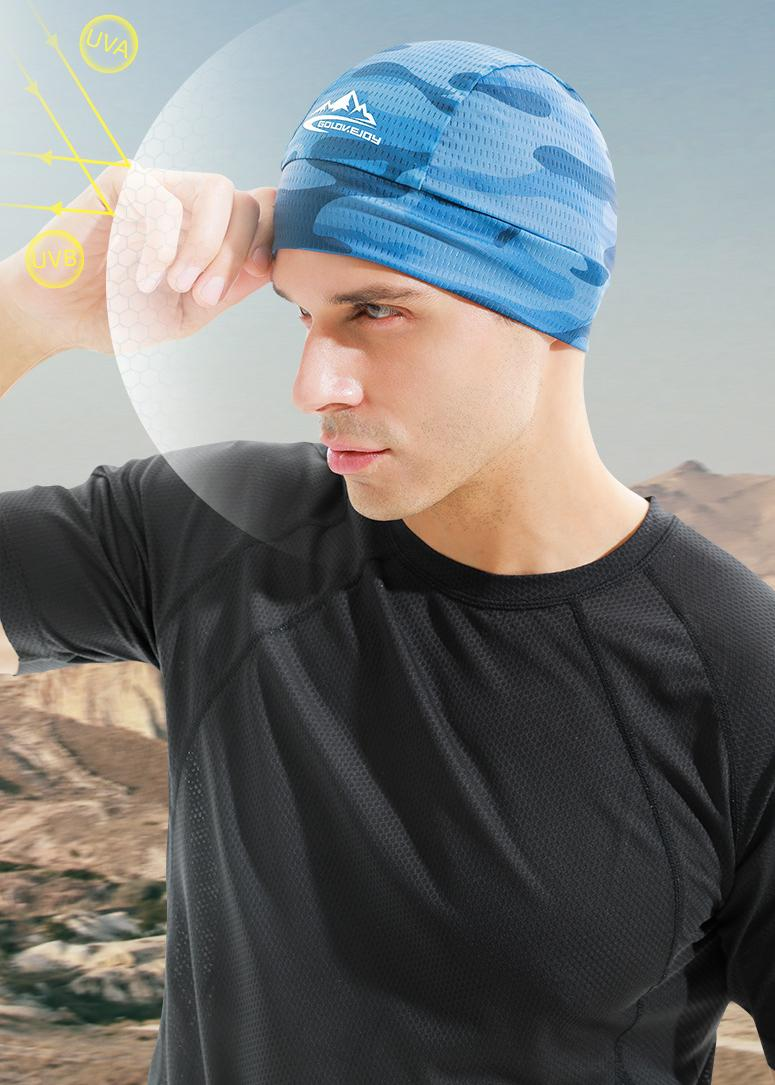 Chapeaux d'équitation d'été pour hommes, chapeaux de melon à séchage rapide en soie glacée, chapeaux d'extérieur, chapeaux de protection solaire respirants, ombrage UV_voghion.com