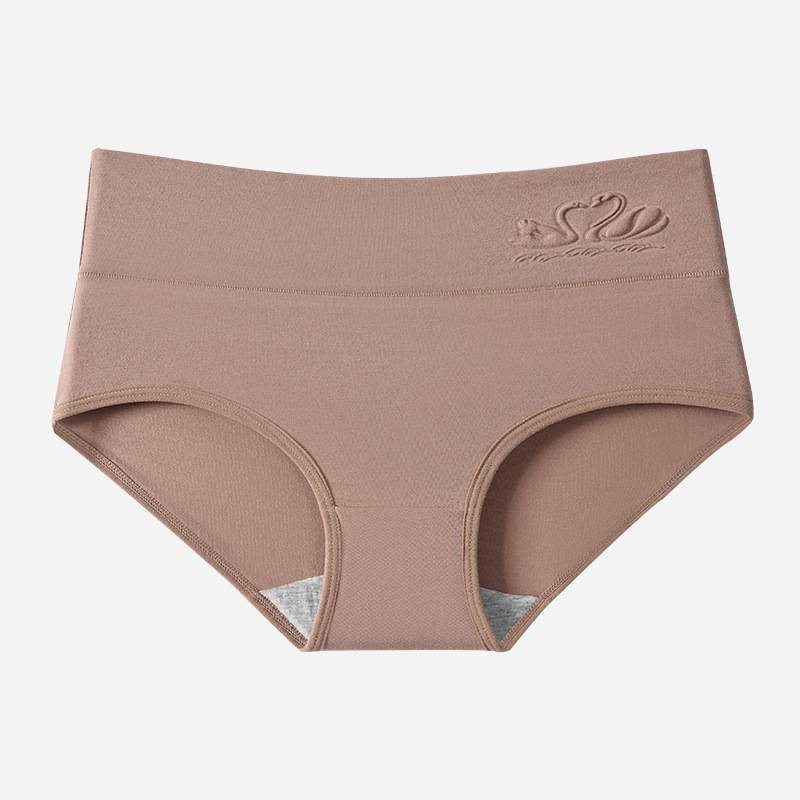 Mutandine da donna taglie forti in puro cotone antibatterico, biancheria intima di grandi dimensioni per donna, slip a vita alta contenitivi, slip colorati Maillard_voghion.com