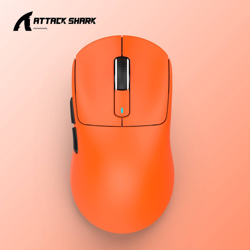 Attack Shark X3 Lightweight Wireless Gaming Mouse With Tri-Mode 2.4G/USB-C Wired/Bluetooth Up To 26K DPI PAW3395 Optical Sensor,5 Programmable Buttons_voghion.com