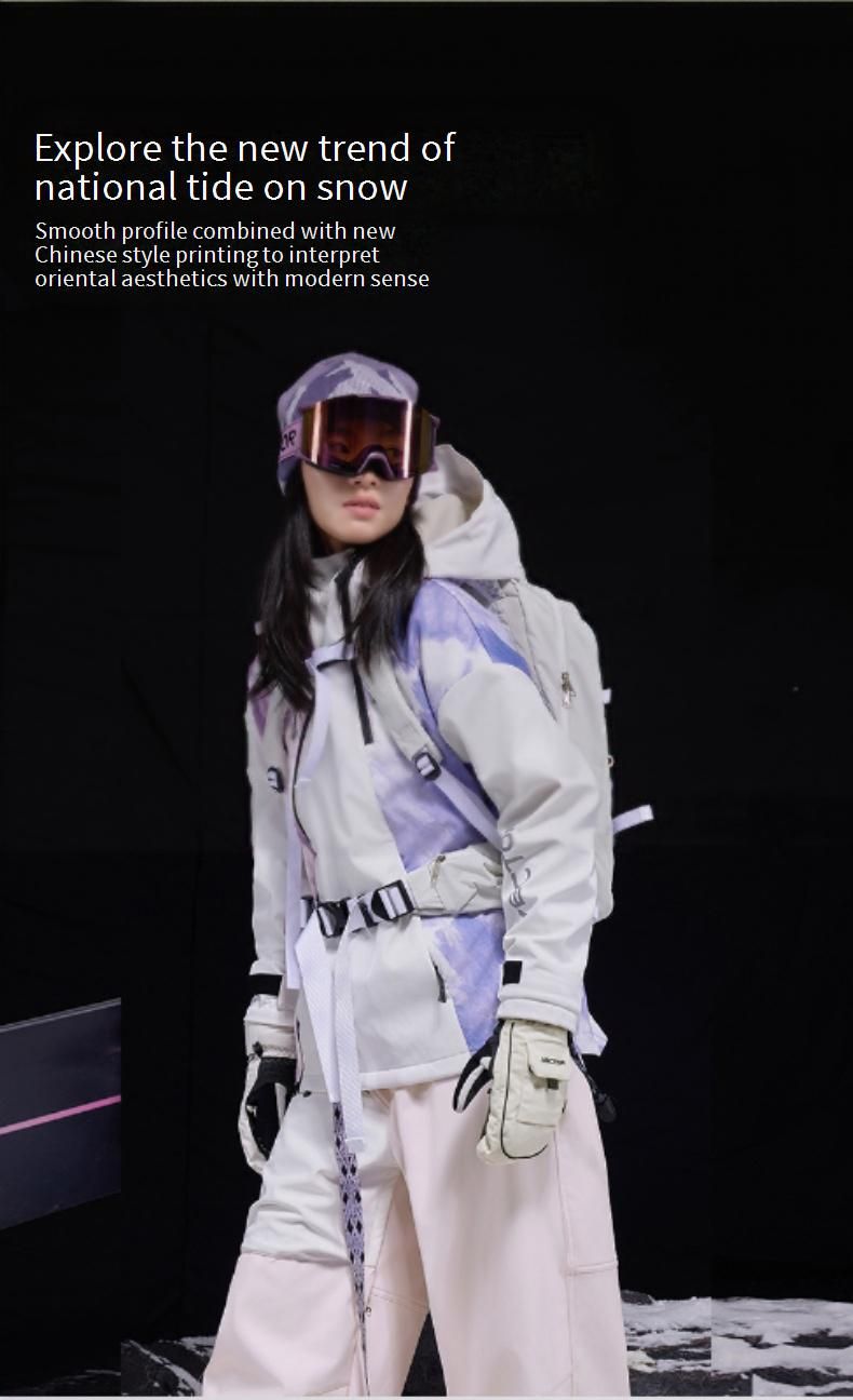 Unisex Waterproof Ski Jacket & Pants Set – Thermal Windproof Snowsuit For Alpine & Freestyle Skiing_voghion.com