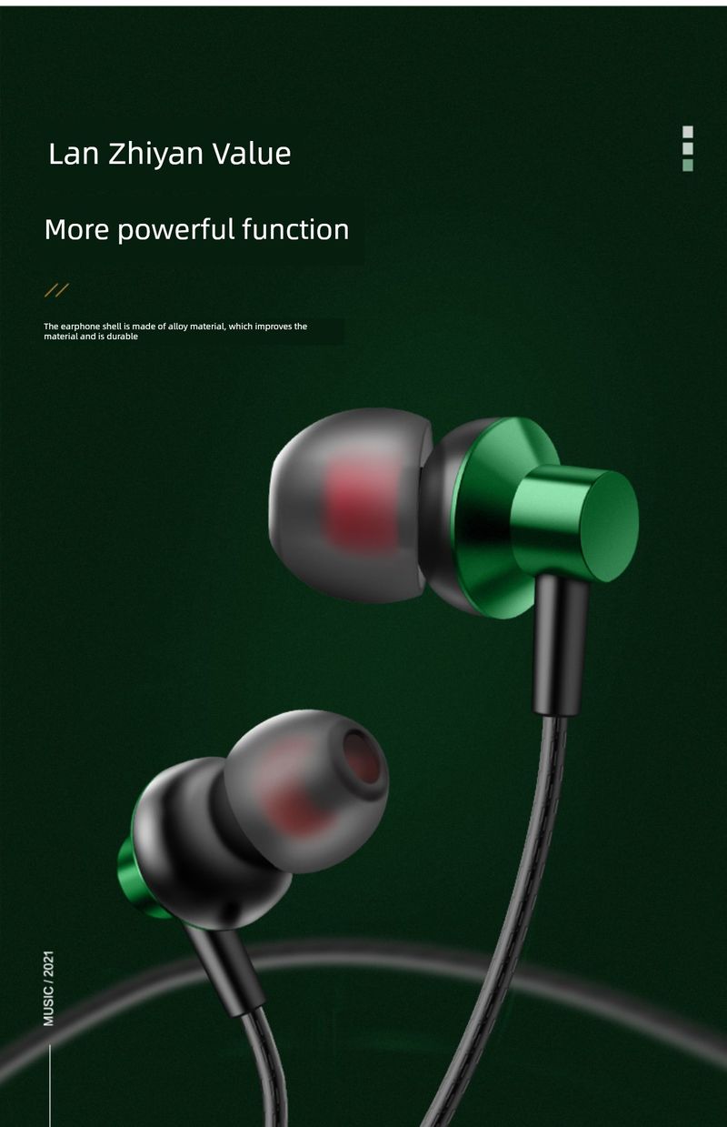 A03 Metal Listening Music Android Intelligent Call Wire Control_voghion.com