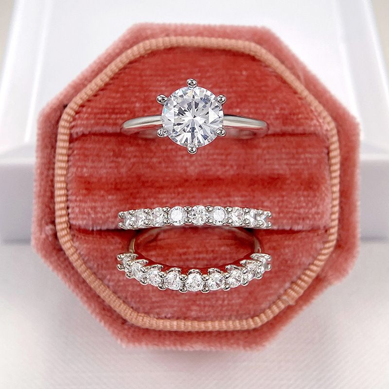 Cao Shi's Neue Mode OL Drei Set Luxus Tragen Ring Stärke_voghion.com
