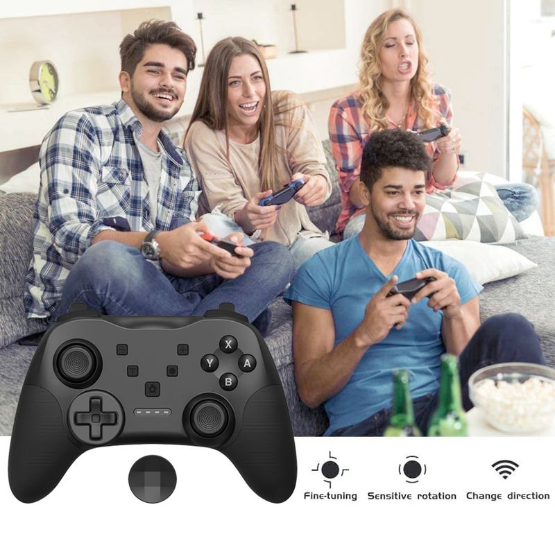 ULTIMATE NINTENDO SWITCH BEZVADU KONTROLE! 6 ass žiroskops, turbo funkcija, dubultā vibrācija — 12 stundu akumulators, daudzplatformas — ideāli piemērots iegremdēšanai_voghion.com