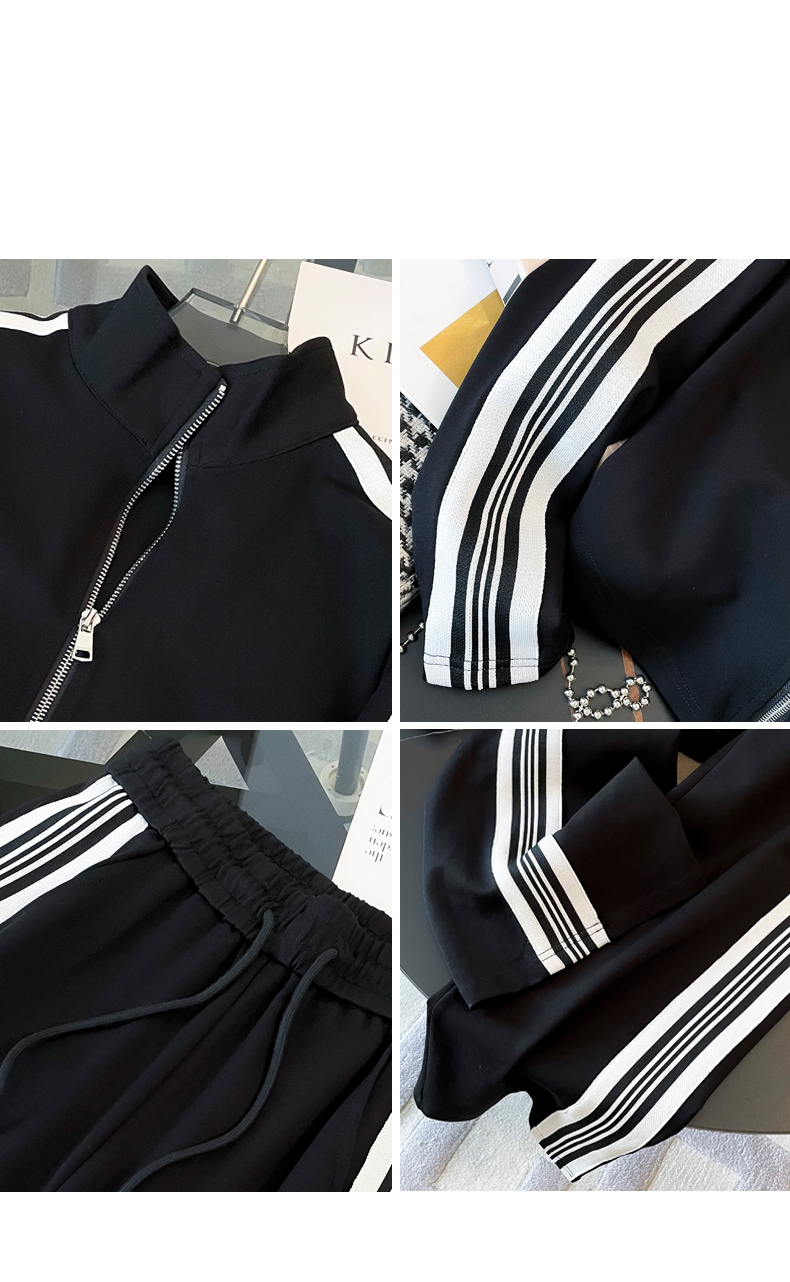 Women's Clothing Sports Casual Suits For Women Spring And Autumn Korean Style Fashionable And Age-reducing Slimming Sweater Two-piece Suit Trendy_voghion.com