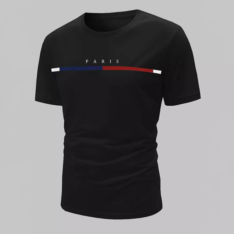 Ropa para hombre Camiseta de hombre de manga corta con cuello redondo de algodón puro suelta casual camisa de uso diario_voghion.com