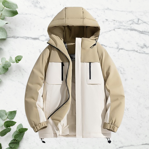Men's Clothing Winter Men's Graphene Heating Cotton Coat Men's Hooded Windproof Workwear Functional Thickened Cotton Coat Spot_voghion.com