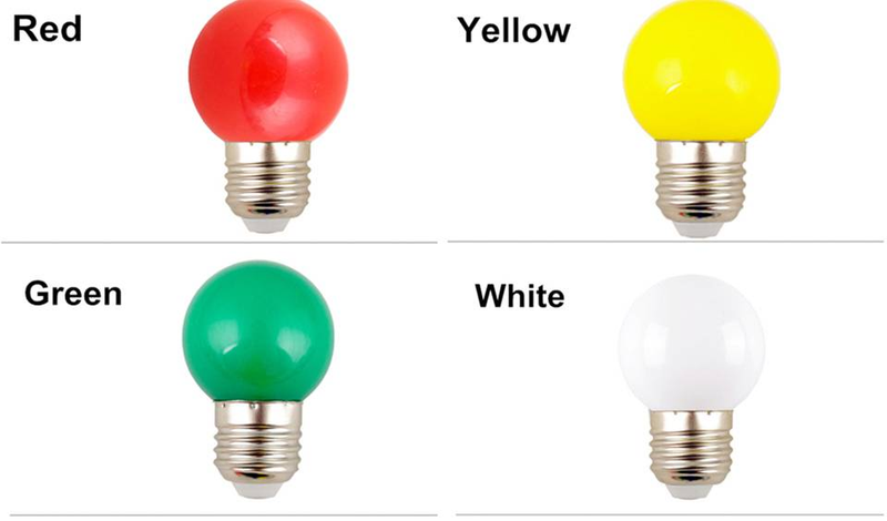 10 stuks kleurrijke lamp led-lampen G45 E27 220V rood geel blauw groen roze oranje wit kerst bruiloft nachtlampje voor binnen_voghion.com