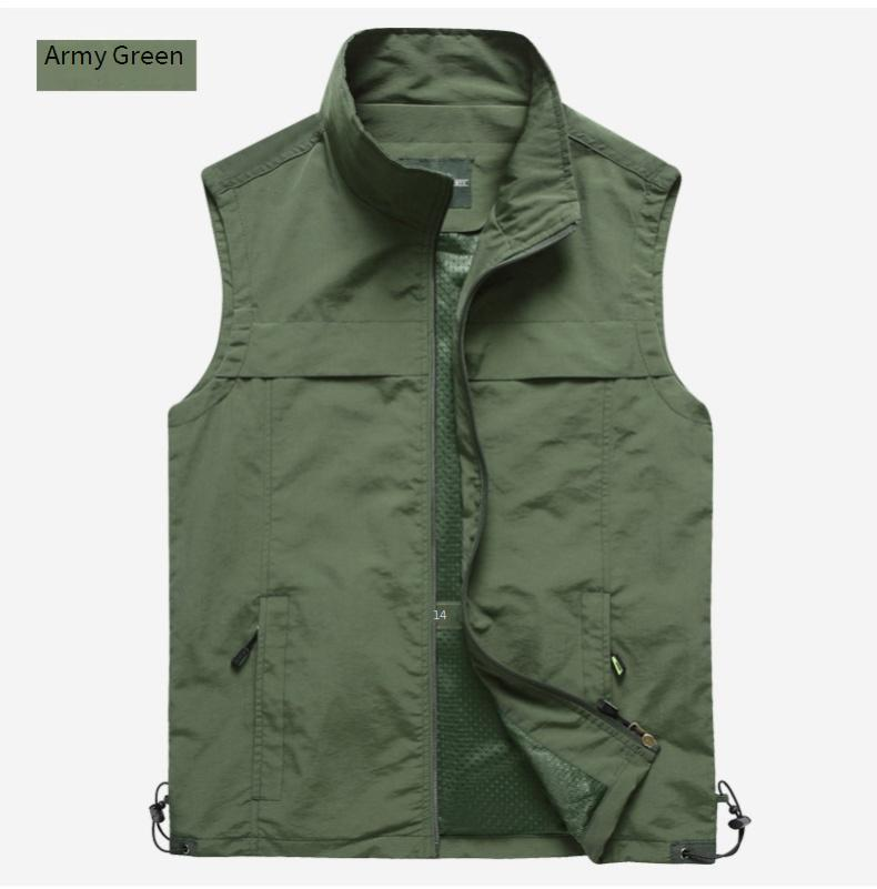 Herreklær Friluftsvest Skulderstropp Fritidsvest Fotografering Fiskevest Hesteklemme_voghion.com