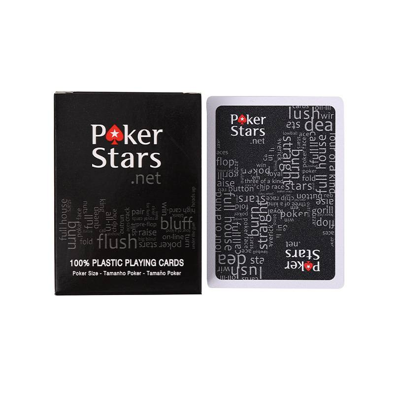 Poker Stars Texas Hold'em Carte larghe Grandi lettere Carte da gioco smerigliate resistenti all'usura impermeabili_voghion.com
