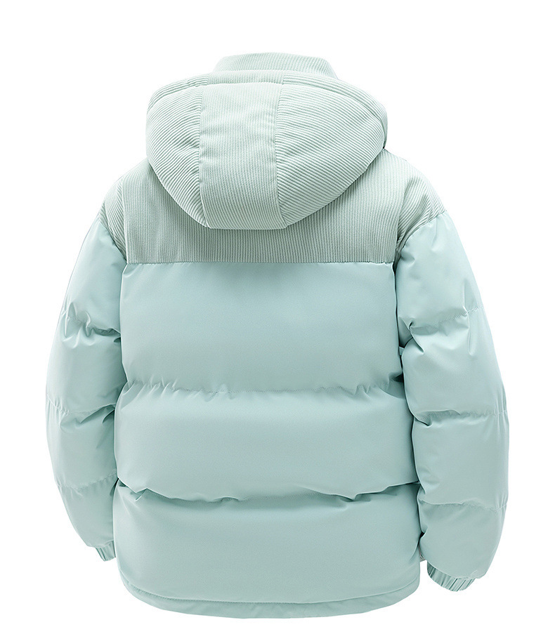 Verdickte Winterjacke für Herren und Damen mit abnehmbarer Kapuze – gemütlicher, mit Fleece gefütterter Baumwollmantel für Teenager und Erwachsene_voghion.com