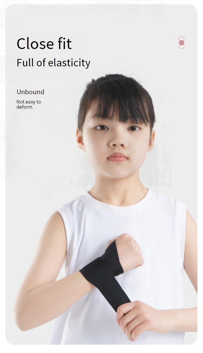 Handgelenkbandage für Kinder – Atmungsaktive und leichte Kompressions-Handgelenkbandage für Kinder, verstellbar für Volleyball, Basketball, Tennis und aktives Spielen_voghion.com