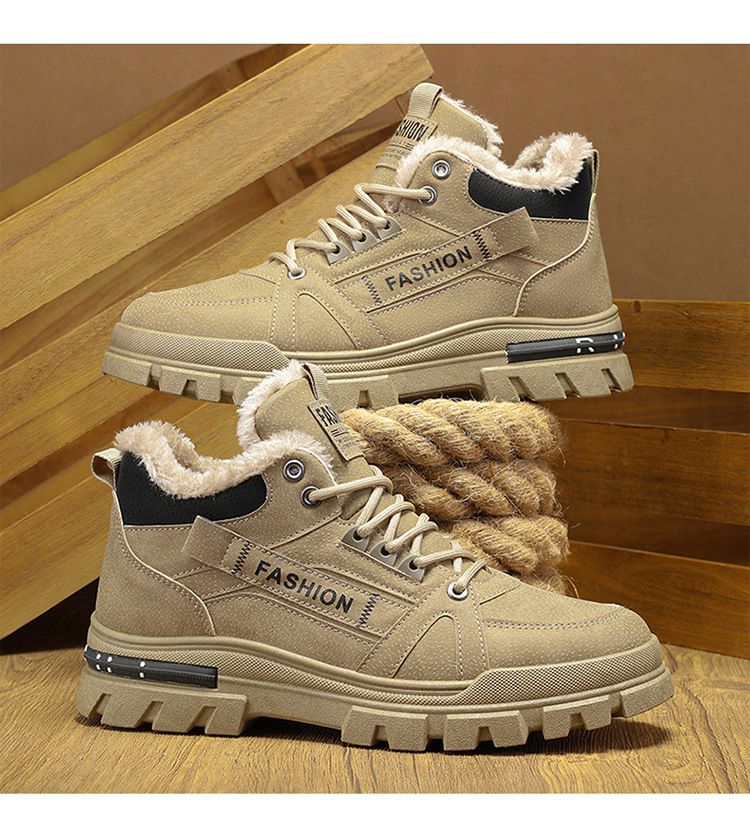 "2025. Autumn/Winter Warm Shoes, Men's Board Shoes, Sporty And Casual Men's Shoes._voghion.com