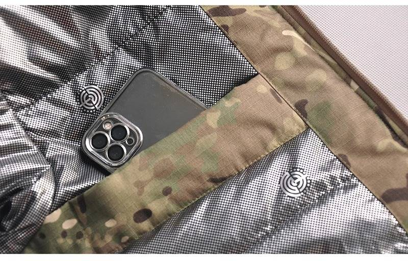 Men's Winter Camouflage Thermal Jacket With Waterproof & Windproof Design – Heavy Duty Insulated Coat For Outdoor Adventures_voghion.com