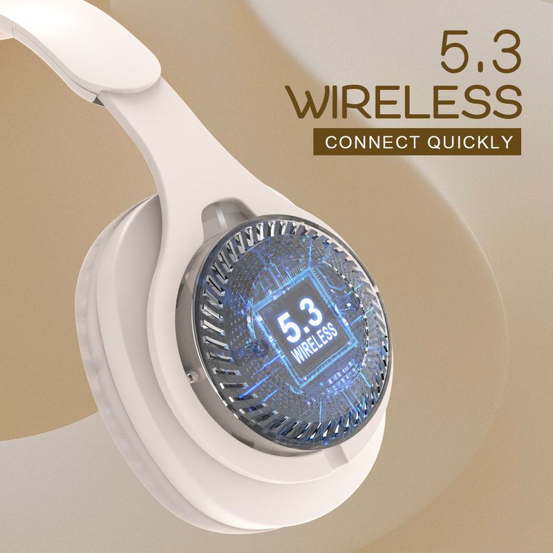 M6MAX New LED Luminous Headset Wireless Headset TYPE-C Bluetooth Headset Sports Game Headset_voghion.com