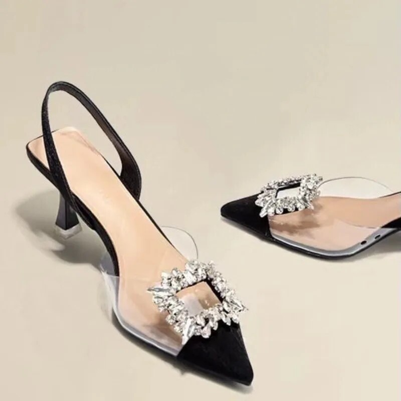 2024 frauen Sommer Neue Strass Designer High Heels Outdoor Casual Komfortable Hochzeit Party Damen Sandalen Zapatillas_voghion.com