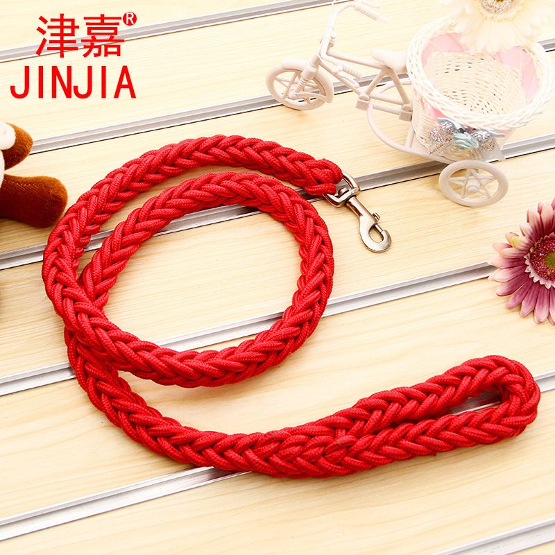 Single Square Rope Woven Eight-Strand For Golden Retrievers And Medium To Large Dogs, Pet Dog Walking Leash_voghion.com