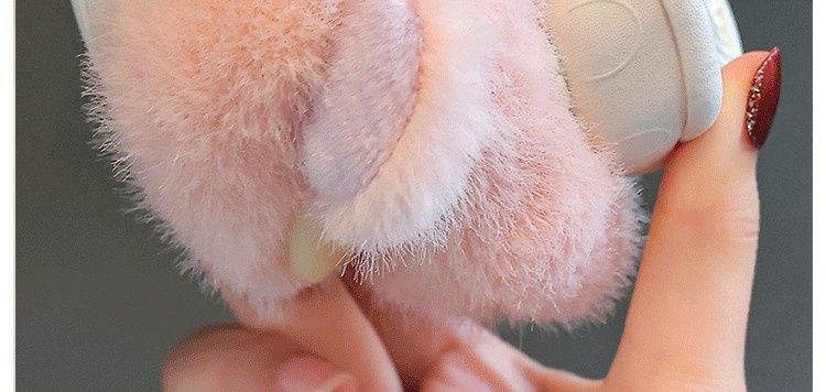 ToyPulse Baby 1-3 Jahre Kleinkinder Hausschuhe aus Baumwolle mit weicher Sohle, rutschfest, geschlossener Ferse, Winterstil, 175_voghion.com