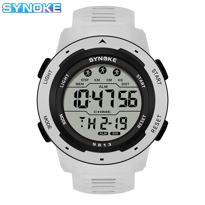 Factory Goods Men's Sports Electronic Multi-Function Waterproof Luminous Large Screen Outdoor Hiking Watch Running_voghion.com