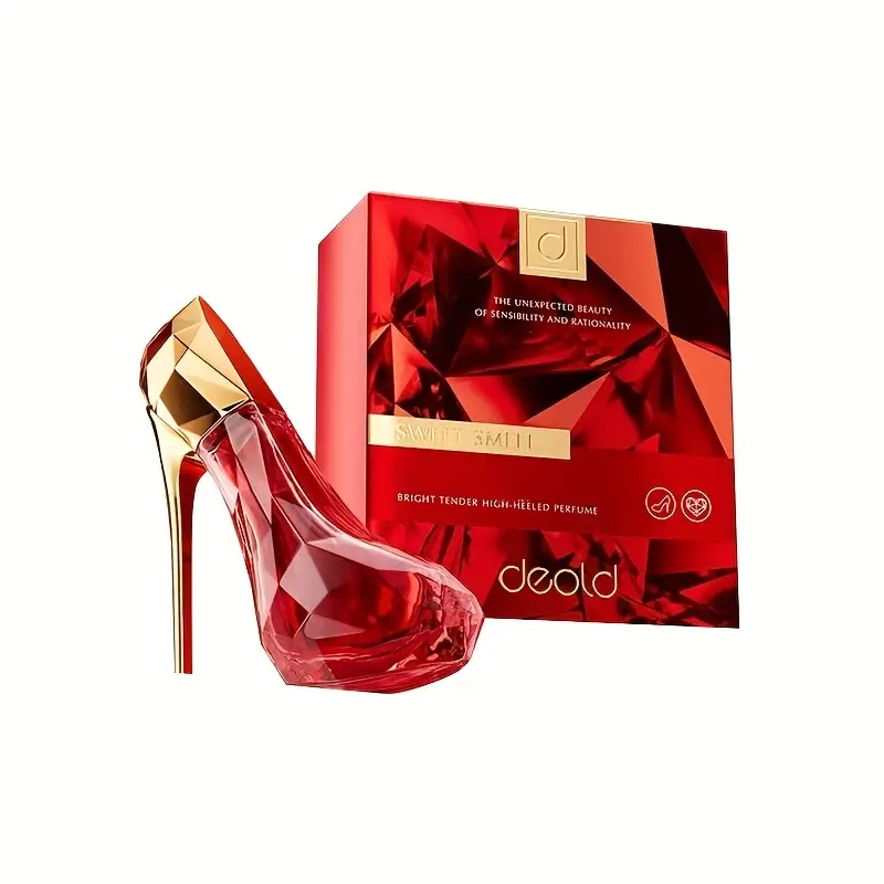 Coffret cadeau d'eau de toilette en vaporisateur High Heel pour femme, parfum rafraîchissant et durable aux senteurs florales et fruitées, parfum élégant pour les rendez-vous_voghion.com