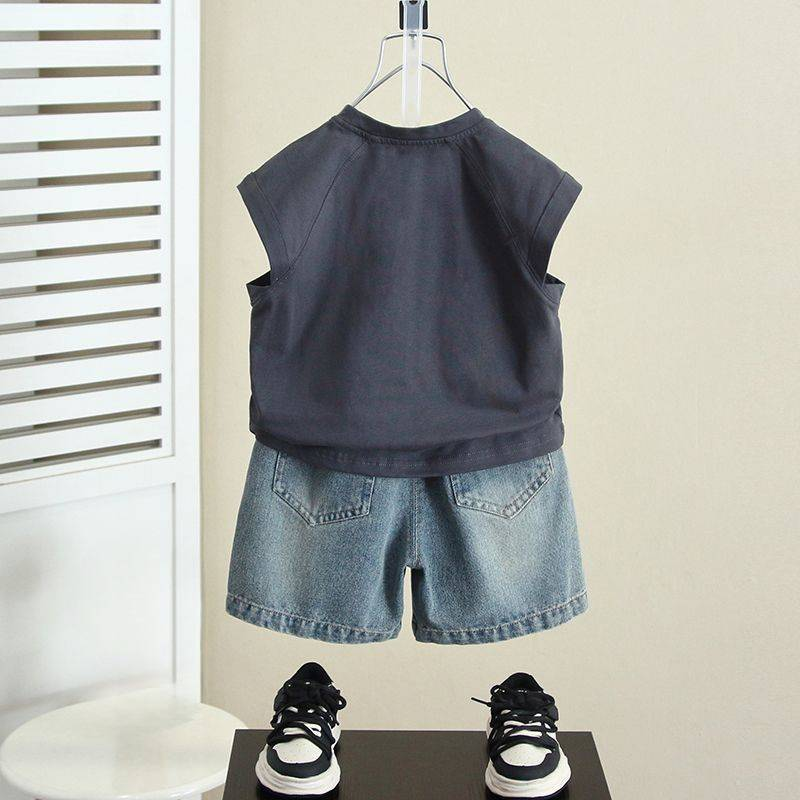 Gilet da mamma e bambino, senza maniche, abbigliamento per bambini, fresco e bello_voghion.com
