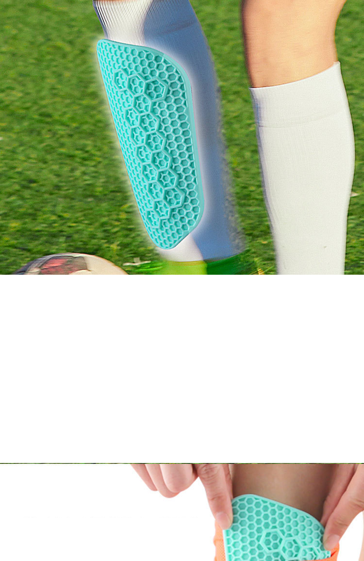 Protezione anticollisione in silicone per stinchi da calcio, inserto sportivo, protezione per polpacci da allenamento_voghion.com