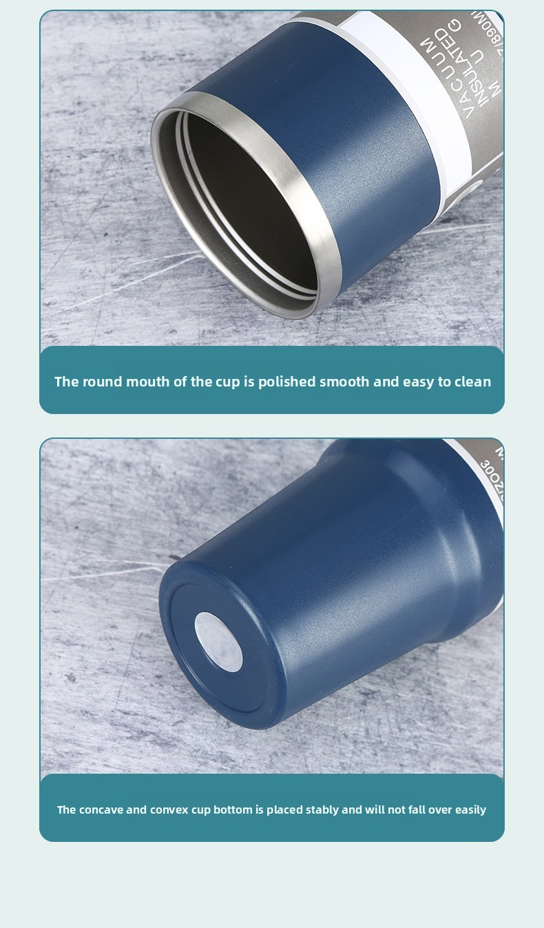 30oz/20oz Edelstahl-Vakuumisolierter Becher mit Henkel und Strohhalm – Auslaufsicherer Reisebecher für heiße/kalte Getränke, für den Einsatz im Büro und im Freien_voghion.com