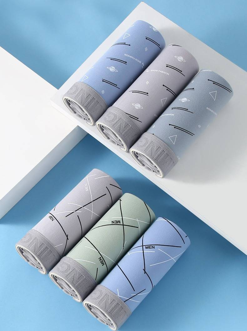 Erkek Nefes Alabilen Boxer Külot - Yumuşak Süt İpeği Kumaş, Görünmeyen Dikişsiz Tasarım, Günlük Kullanım İçin Rahat İç Çamaşırı (XL-4XL, Çoklu Renkler)_voghion.com