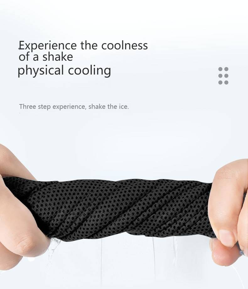Unisex Sports Wristband Sweat Absorbent & Cooling Towel – Quick-Dry Gym Accessories For Running, Tennis & Summer Workouts_voghion.com