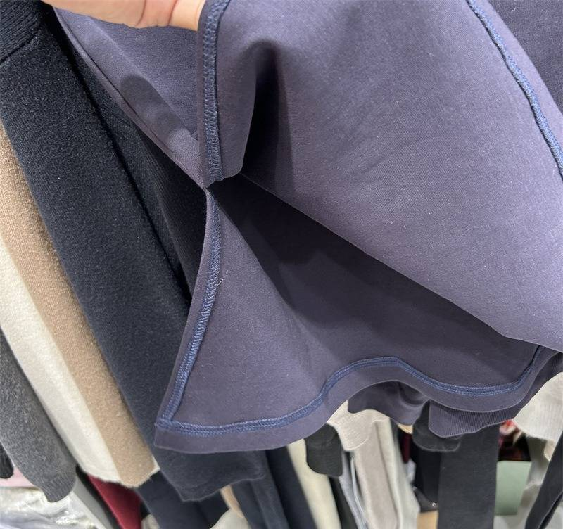 Women's Clothing Oversized Zip-Up Hoodie & High-Slit Stretchy Skirt Set – Raw Edge Streetwear (Beige, Unisex Fit)_voghion.com