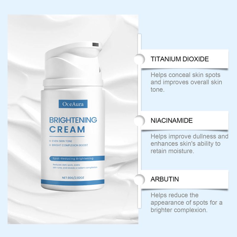 OCEAURA Gentle Nourishing Body Underarm Skin Moisturizing Soft Refreshing Non-Sticky Cream_voghion.com