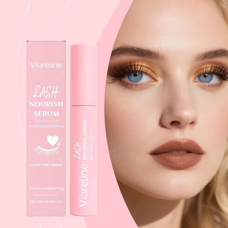 Viareline Mascara Gentle Lightweight Non-Sticky Eyelash Gloss Natural Curl Care_voghion.com