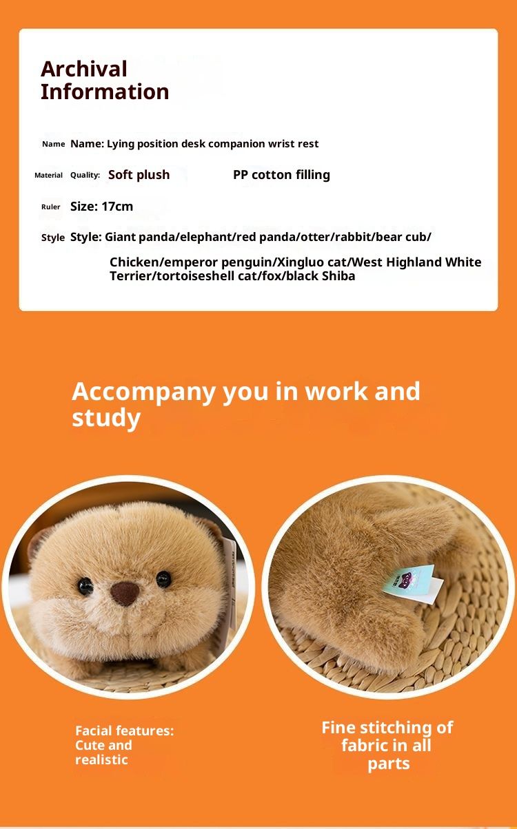 NeoGear Clearance Desk Companion Plüschtier-Serie Kreative Handgelenkauflage Neu Original Palm Treasure_voghion.com