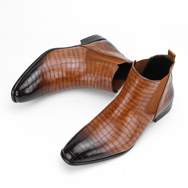 Herrenstiefel im britischen Stil, lässig, alles stilvolle Herrenstiefeletten_voghion.com