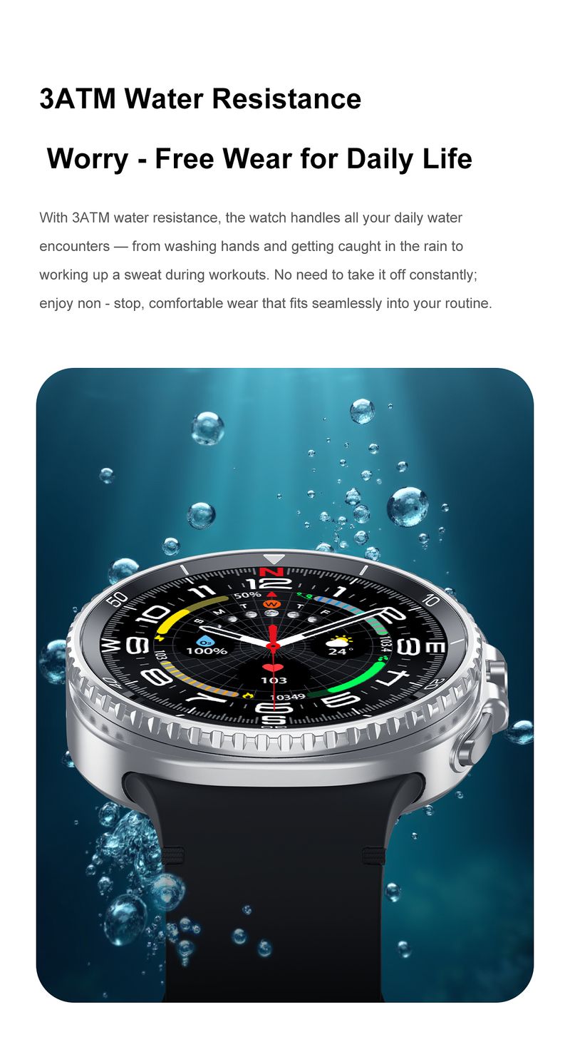 2025 Watch 8 Ultra Classic Original SmartWatch Men AMOLED Display GPS Navigation NFC 3ATM Waterproof Swim Sport Track Smartwatch_voghion.com