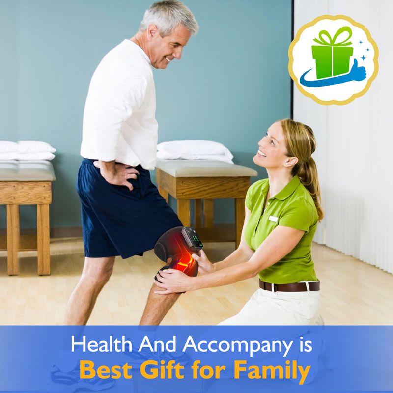 New heating for middle-aged elderly people, home therapy, hot compress pads, cold and warm massager knee pads_voghion.com
