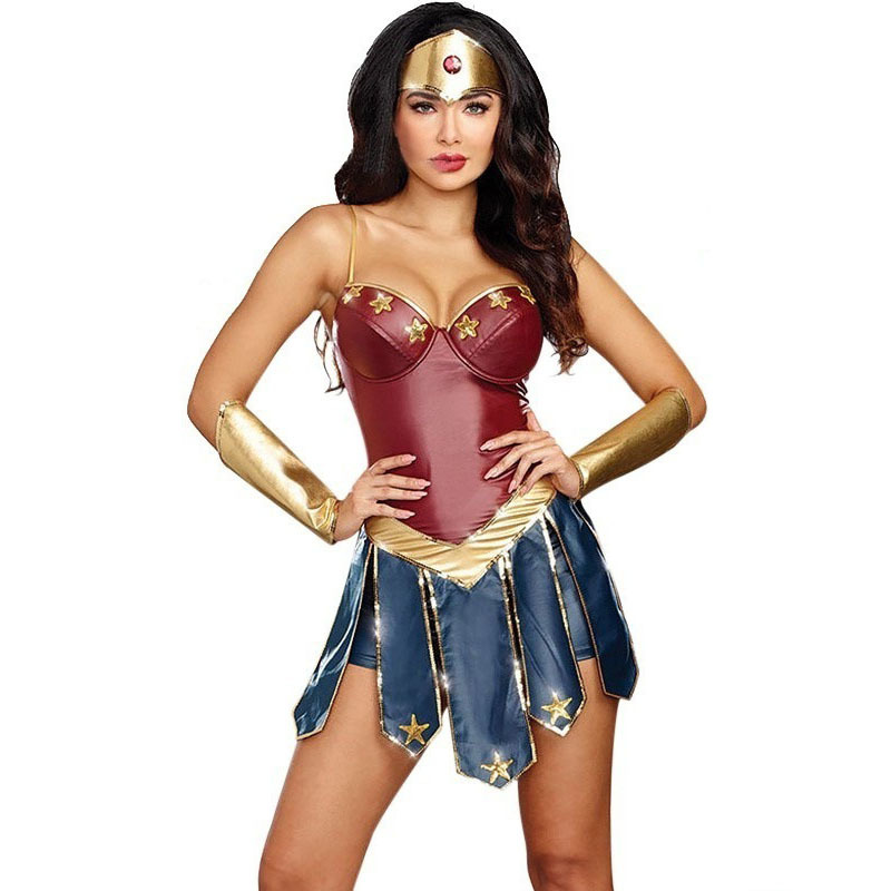 Sieviešu apģērbs S-3XL Helovīna Wonder Woman kostīms Cosplay Cosplay League of Legends Gladiator uniforma_voghion.com