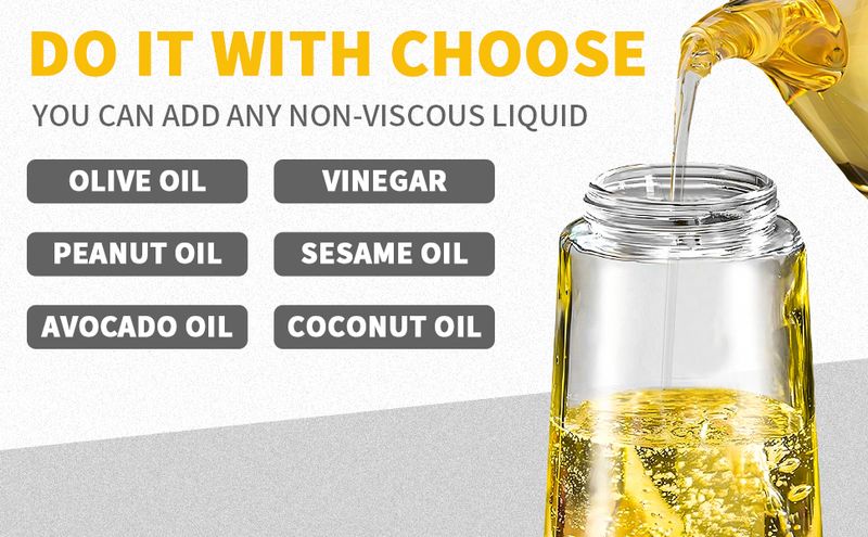 RYYD Spray/Pour Bottle - 470ml Glass|Dual Function|EU Kitchen_voghion.com