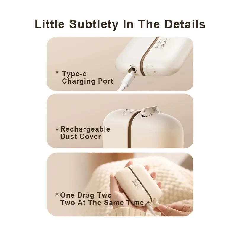 2-in-1 Tragbarer USB-Magnetheizer für den Außenbereich im Winter – Elektrischer Handheizer mit kleiner Steckdose – Ein wärmendes Geschenk_voghion.com