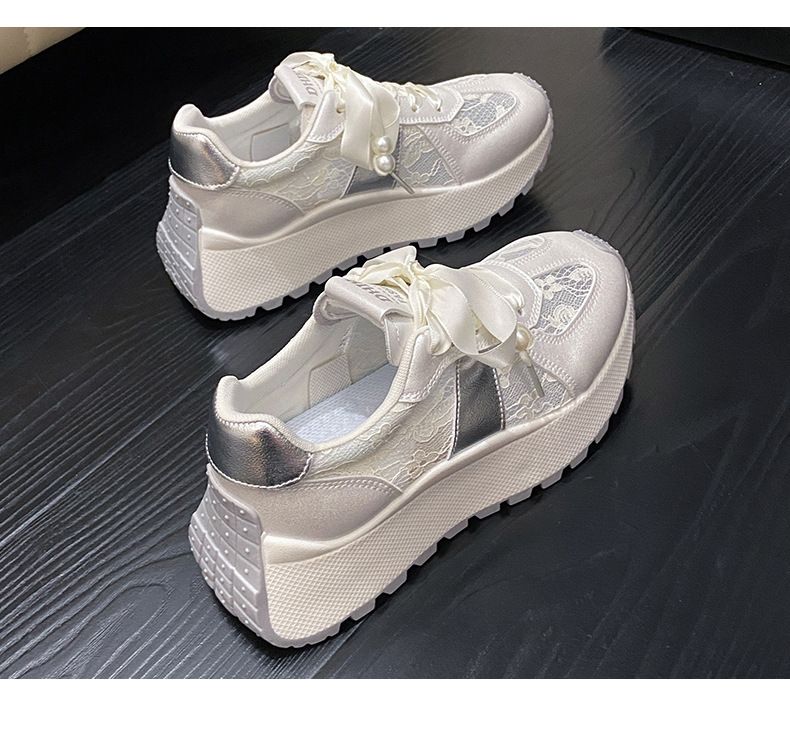 Women's Shoes Raise Breathable Thick Sole Casual Color Matching Travel Shoes_voghion.com