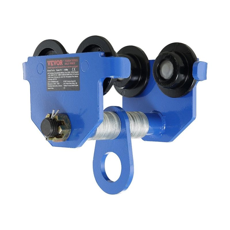 2200 1 To Push Wheels Dual Manual Load Capacity With Trolley Trolley Lbs 2.5 Ton Heav 7 Flange Width Adjustable Beam For IBeam_voghion.com