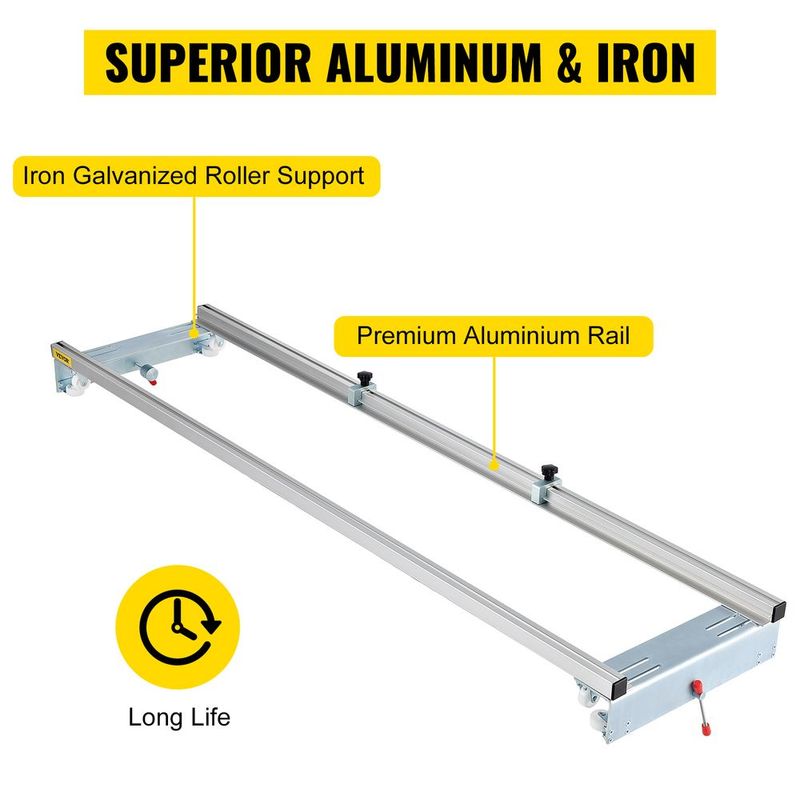 VEVOR Router Sled, 60 Inches / 152.4cm Width, Slab Guide Jig For Woodworking With Locking Function, Portable And Easy To Adjust, Trimming Planing Machine For Wood Flattening, Home DIY_voghion.com