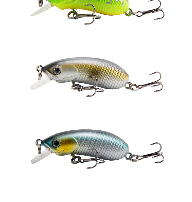 Lokkemad Ferskvands Langdistance Kast Langsomt Synkende Elritse 50cc 5.3cm/7.8g Farverig Aborre Angrebsmad_voghion.com