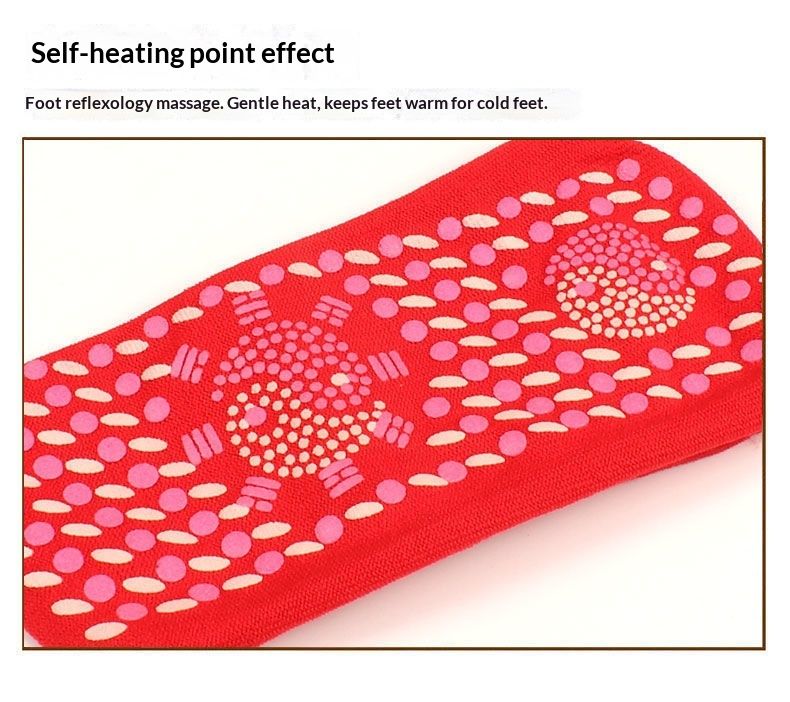 Pure Self-Heating Tourmaline Men And Women Cold-Proof Warm Feet Cotton Socks Massage Heating Washable Manufacturer Wholesale_voghion.com