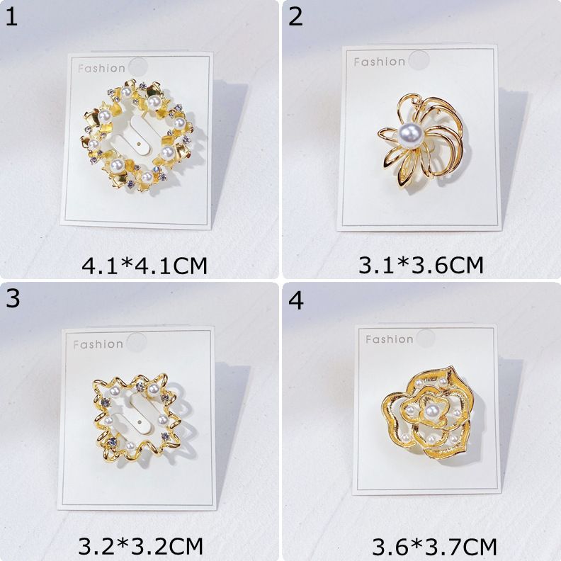 Perlenbrosche, hochwertiger Damenschmuck, neues trendiges Design, exquisite Anstecknadel, Retro-Anzug, Kleiderzubehör_voghion.com