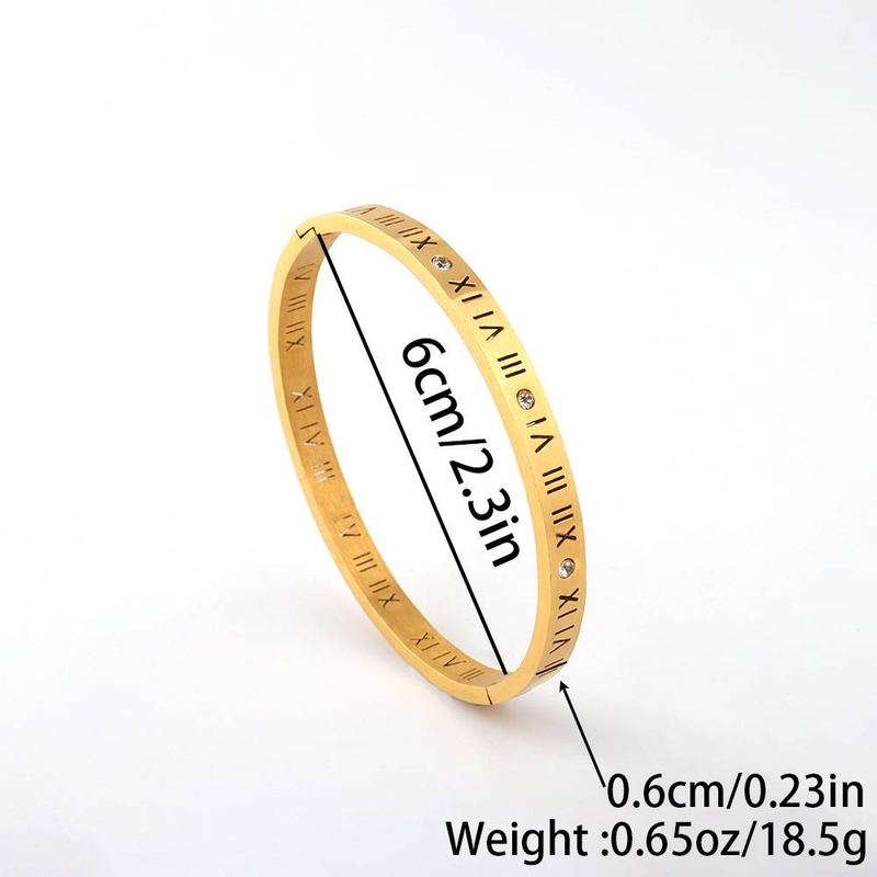 Titanium bracelet 1 pc Simple and fashionable Youth Work Wear_voghion.com