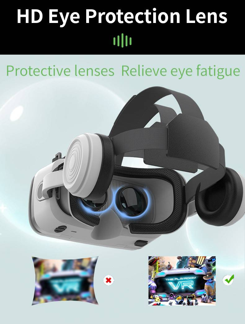 Ezer Magic Mirror vr szemüveg, all-in-one mobiltelefon headsettel, 3D vr szemüveg viselése_voghion.com