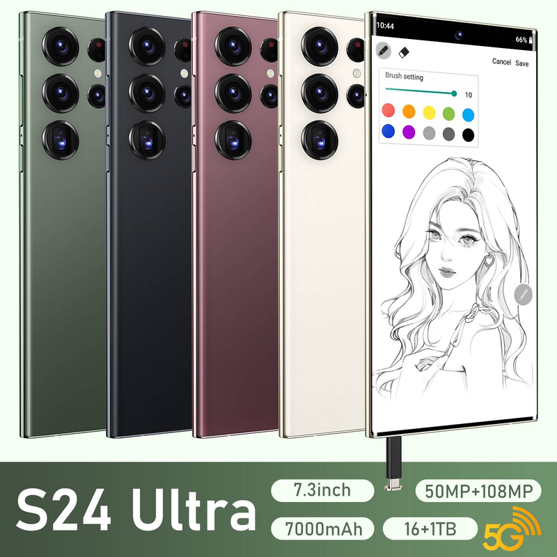 Neues Smartphone S24 Ultragroßes Display 16+1T Smartphone_voghion.com
