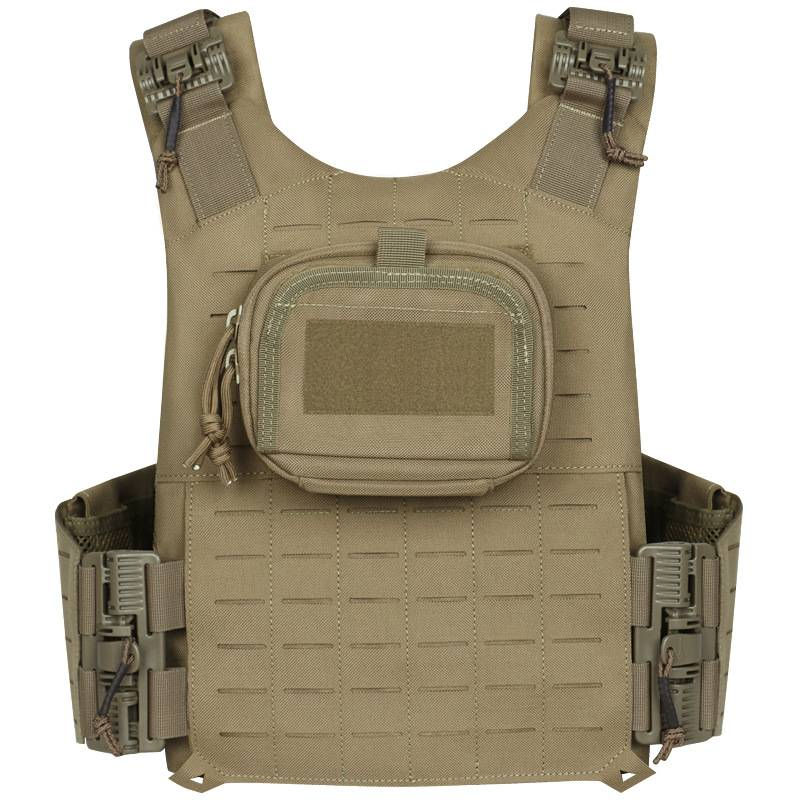 Tactical Quick-Release Vest – Lightweight Combat Gear For Airsoft & Outdoor Training| Breathable & Durable (One Size Fits All)_voghion.com