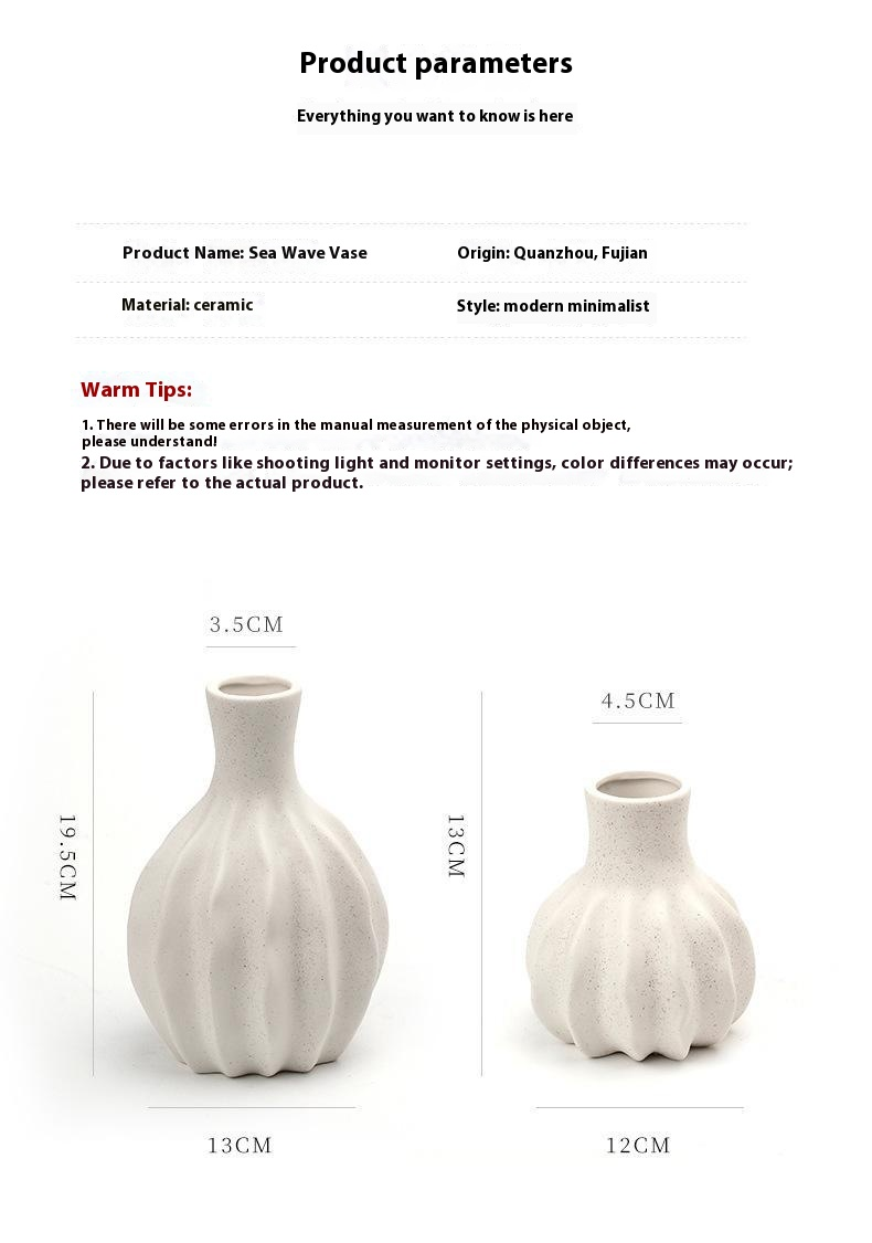 Weißes Keramikvasen-Set mit Kürbis-Design – elegantes Wohndekor für festliche Geschenke, Blumenarrangement-Mittelstück im europäischen Stil_voghion.com