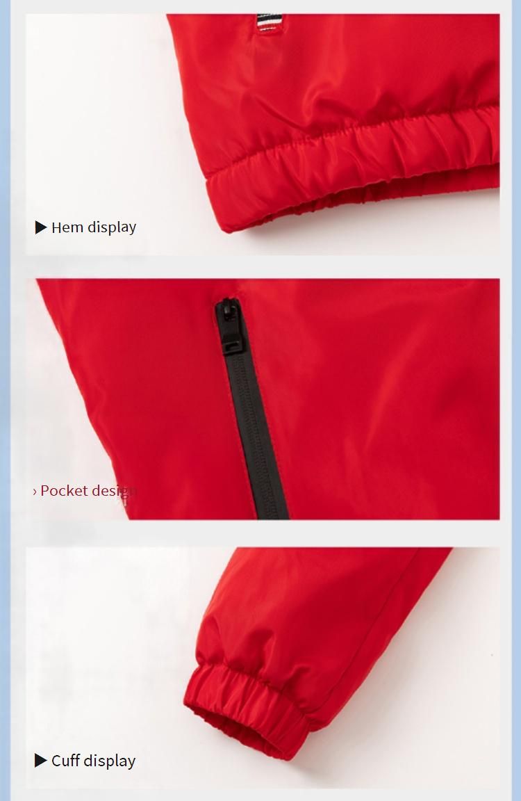 Übergroße Steppjacke mit Kapuze – Leichter Wintermantel in kräftigem Rot (M-7XL, Übergrößenfreundlich)_voghion.com